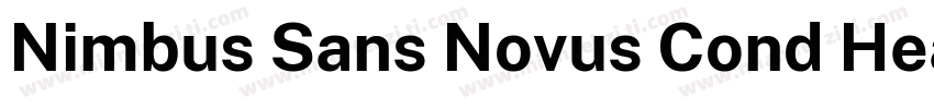 Nimbus Sans Novus Cond Heavy字体转换